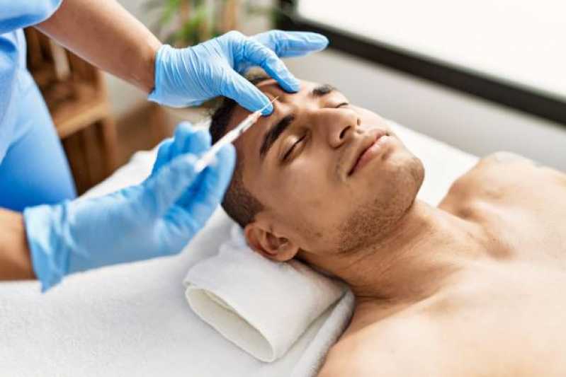 Aplicação de Botox em Homens Clínica Volta Redonda - Aplicação de Botox Facial